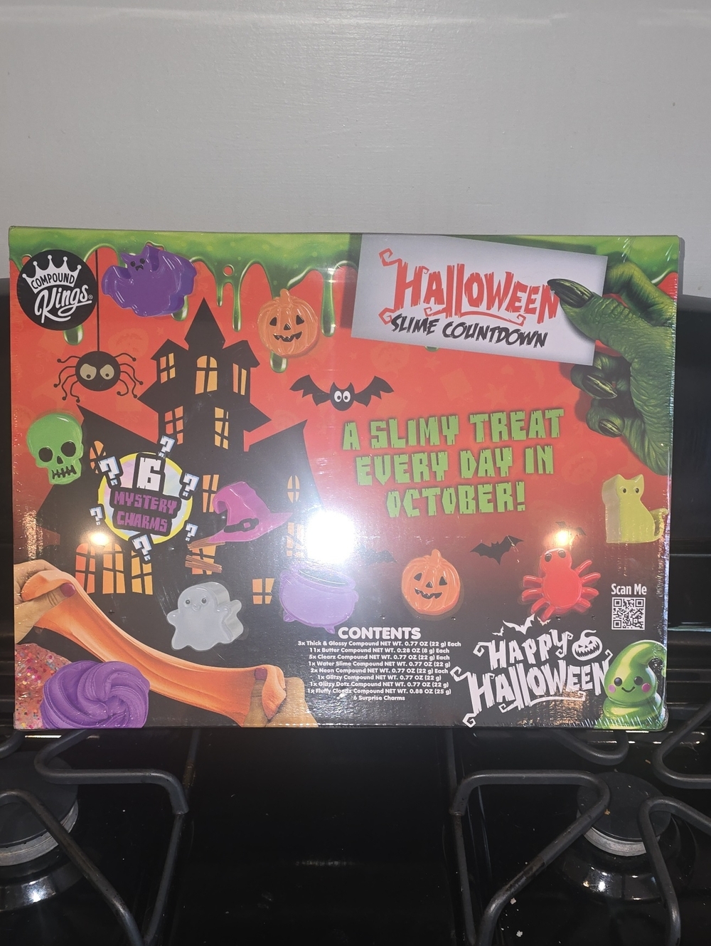 Halloween Slime Countdown Slime Halloween Advent Calendar